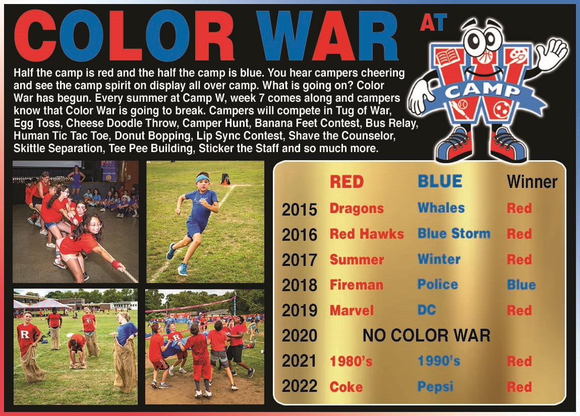 summer camp color war ideas