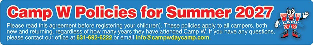 Camp W Summer Camp Policies